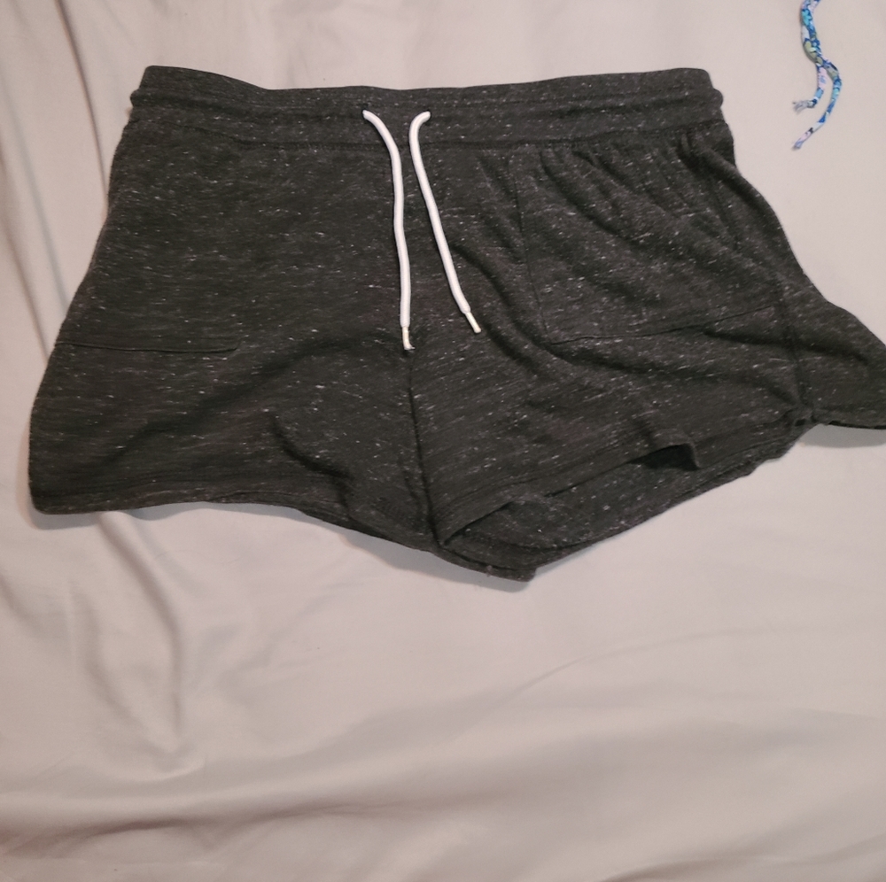 High rise sweat shorts